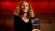 Samantha Harvey winner of the Booker Prize 2024 with her book Orbital.