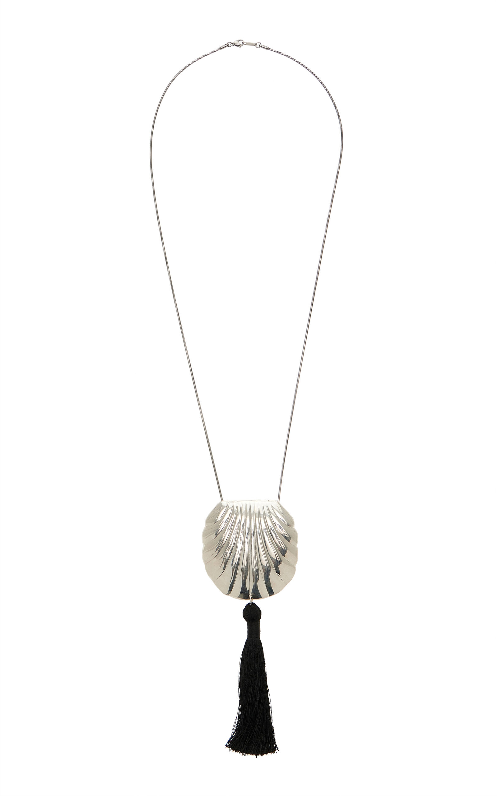 Exclusive Riviera Petra Tasseled Sterling Silver Necklace