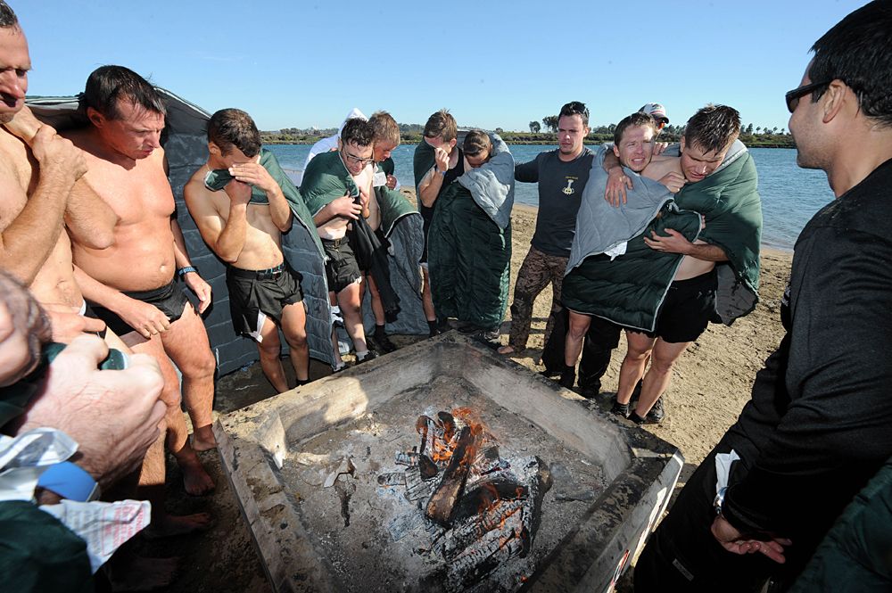 Novo Nordisk riders team-building with former US Navy SEALs