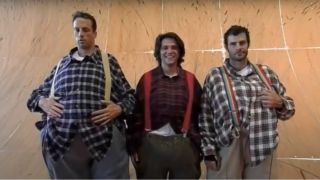 Tony Hawk, Bam Margera, and Mat Hoffman in Jackass: The Movie