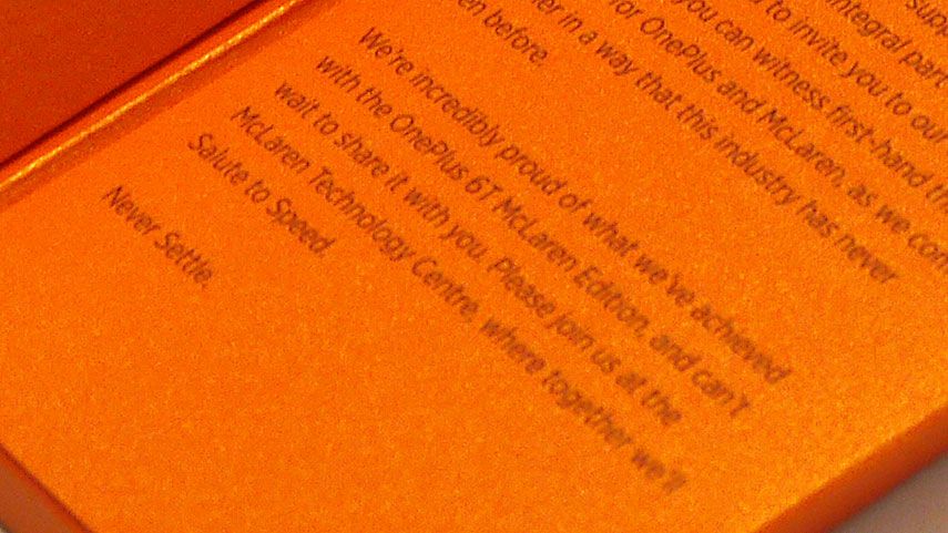 The OnePlus 6T McLaren Edition gets officially name checked