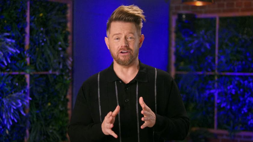 Richard Blais talks about needing to win this year while wearing a button down shirt on Next Level Chef.