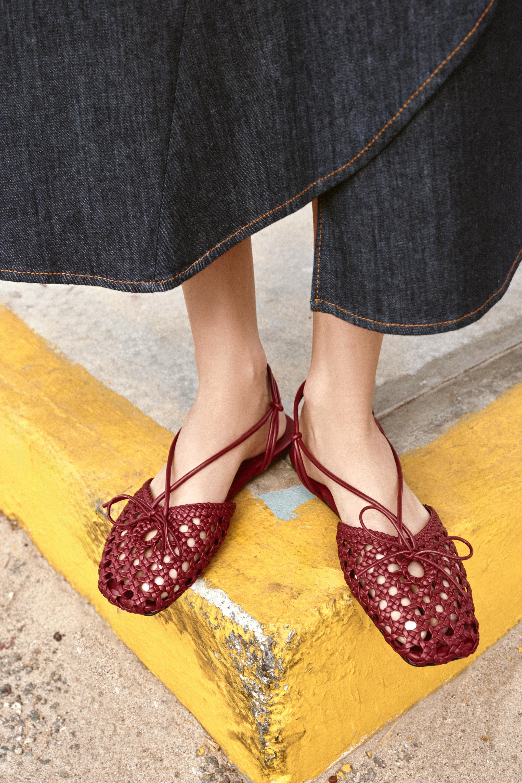 Braided Slingback Cage Sandals