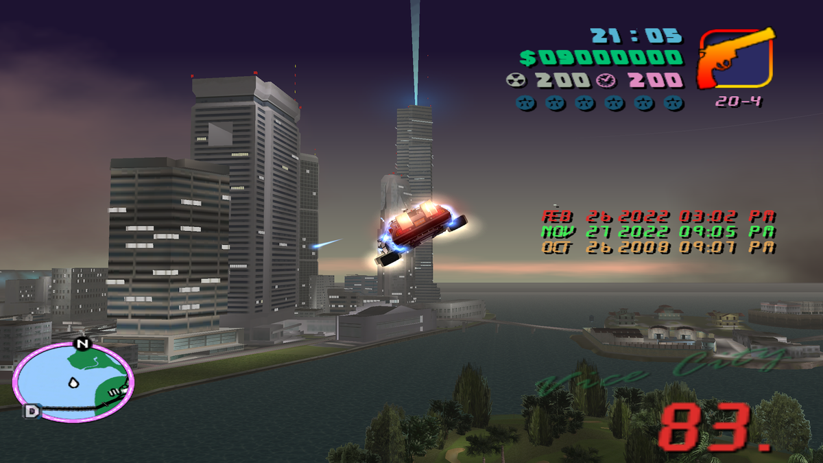 Back to the Future in Vice City