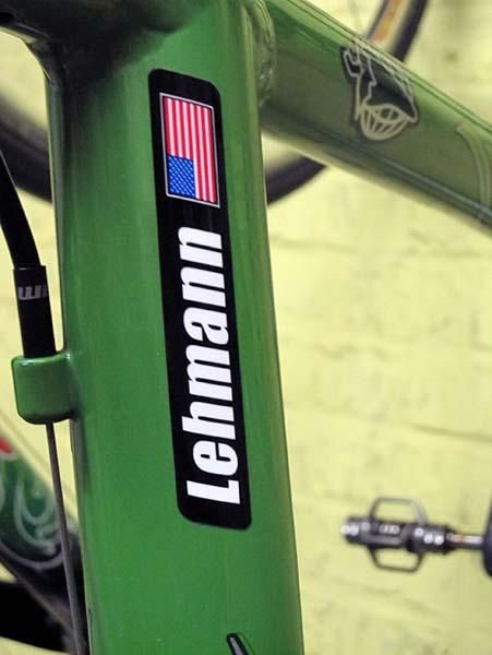 It's easy to figure out which bike is Joshua Lehmann's