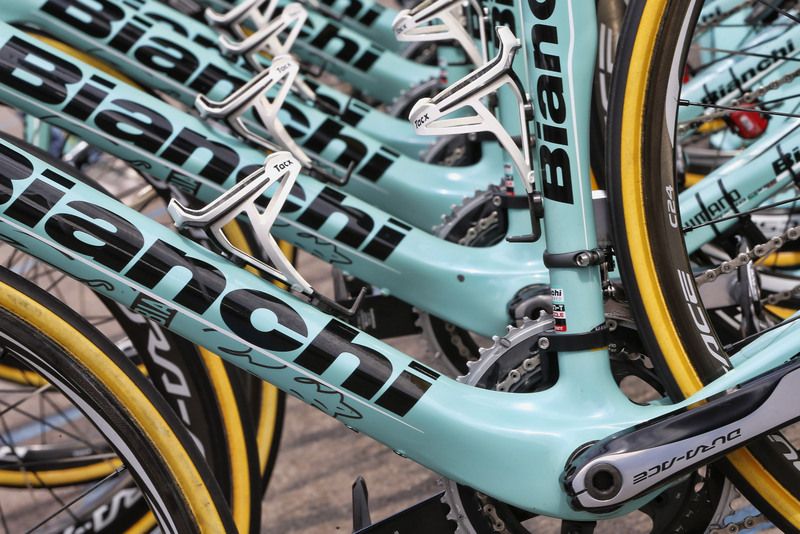The LottoNL-Jumbo fleet of Bianchi's