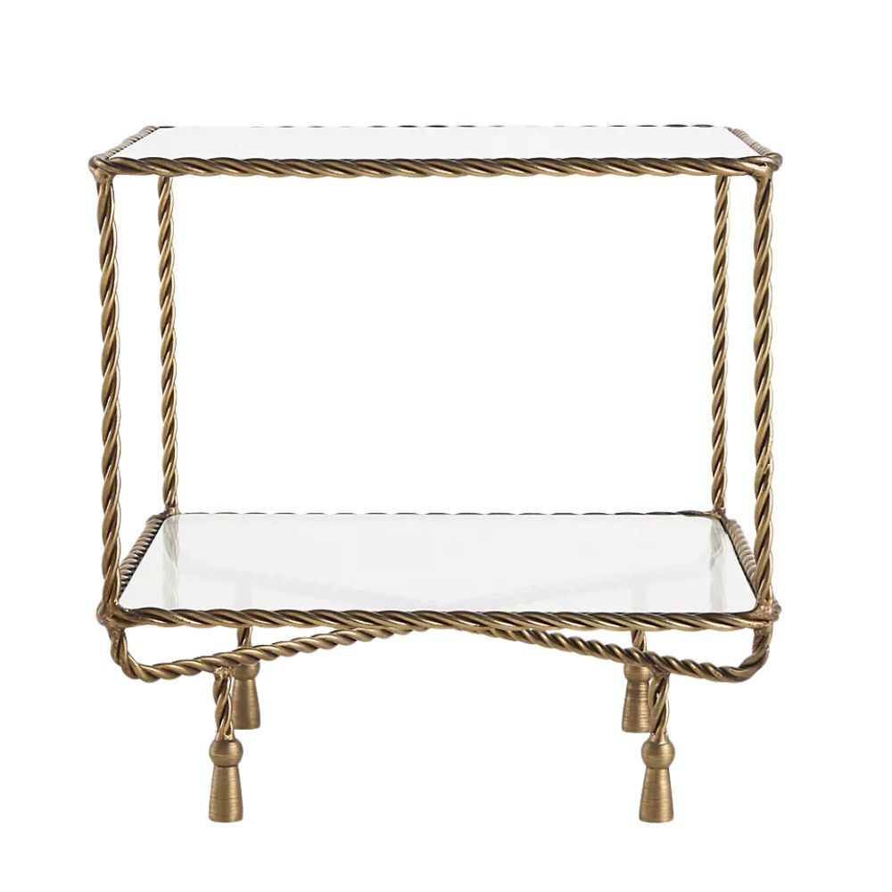 Lark Glass Side Table