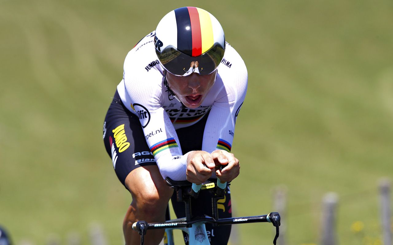 Tony Martin (Jumbo-Visma) in the national time trial champion's jersey of Germany