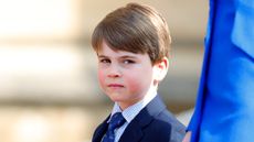 Prince Louis of Wales attends the traditional Easter Sunday Mattins Service at St George's Chapel