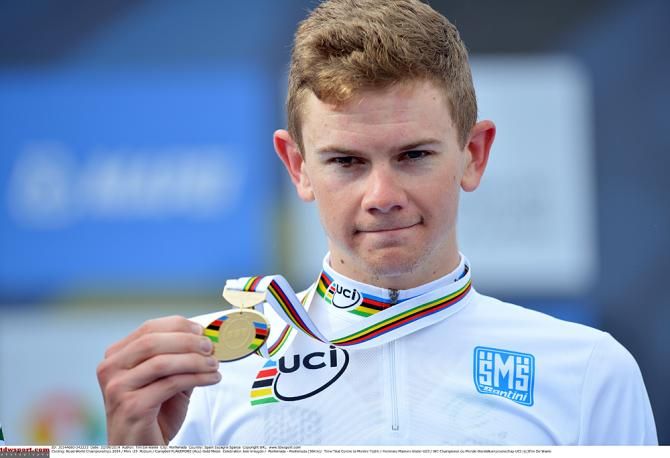 Under-23 world time trial champion Campbell Flakemore