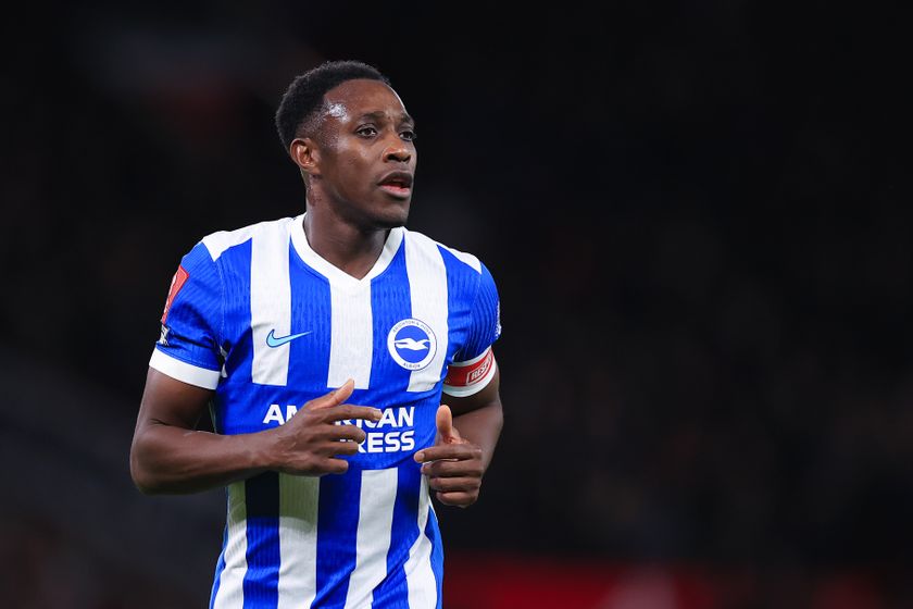 Brighton and Hove Albion striker Danny Welbeck