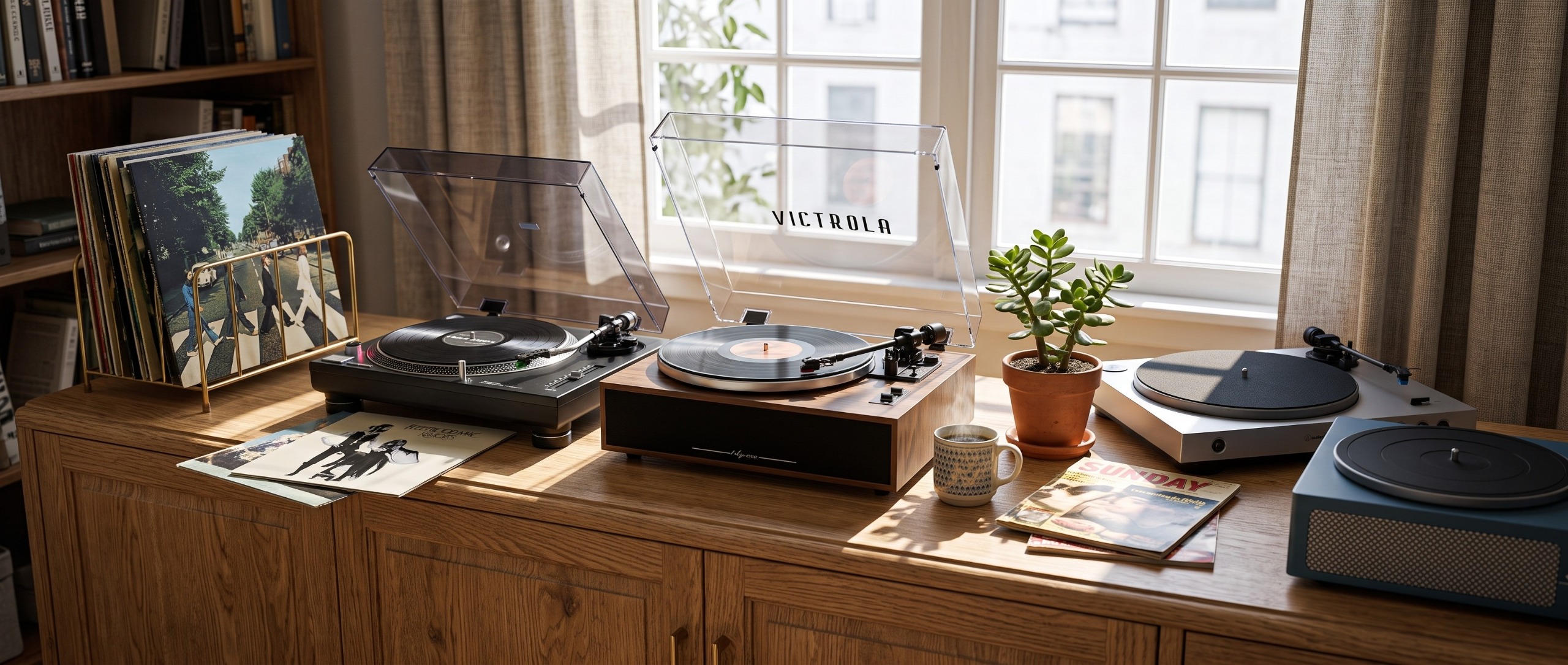 Turntable vinyl players