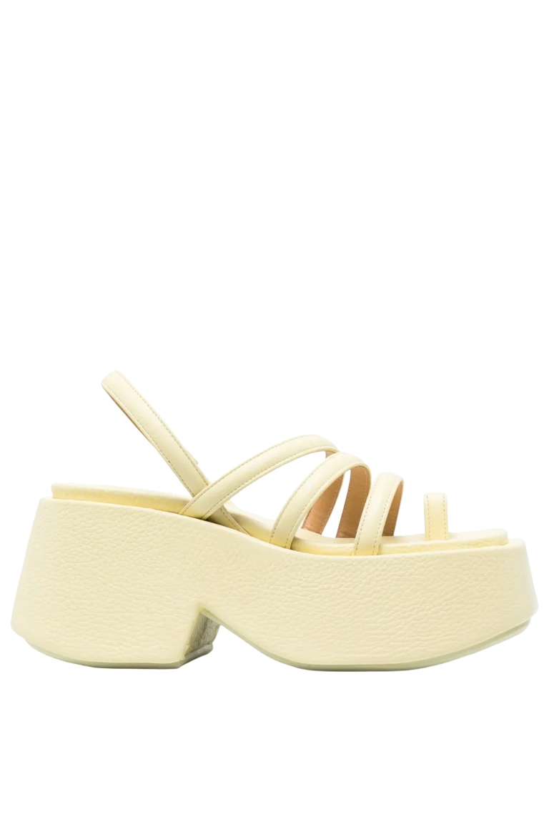 Platform Leather Sandals | 36