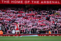 Kim Little of Arsenal looks on prior to the Barclays Women's Super League match between Arsenal and Tottenham Hotspur at Emirates Stadium on March 28, 2026 in London, England.