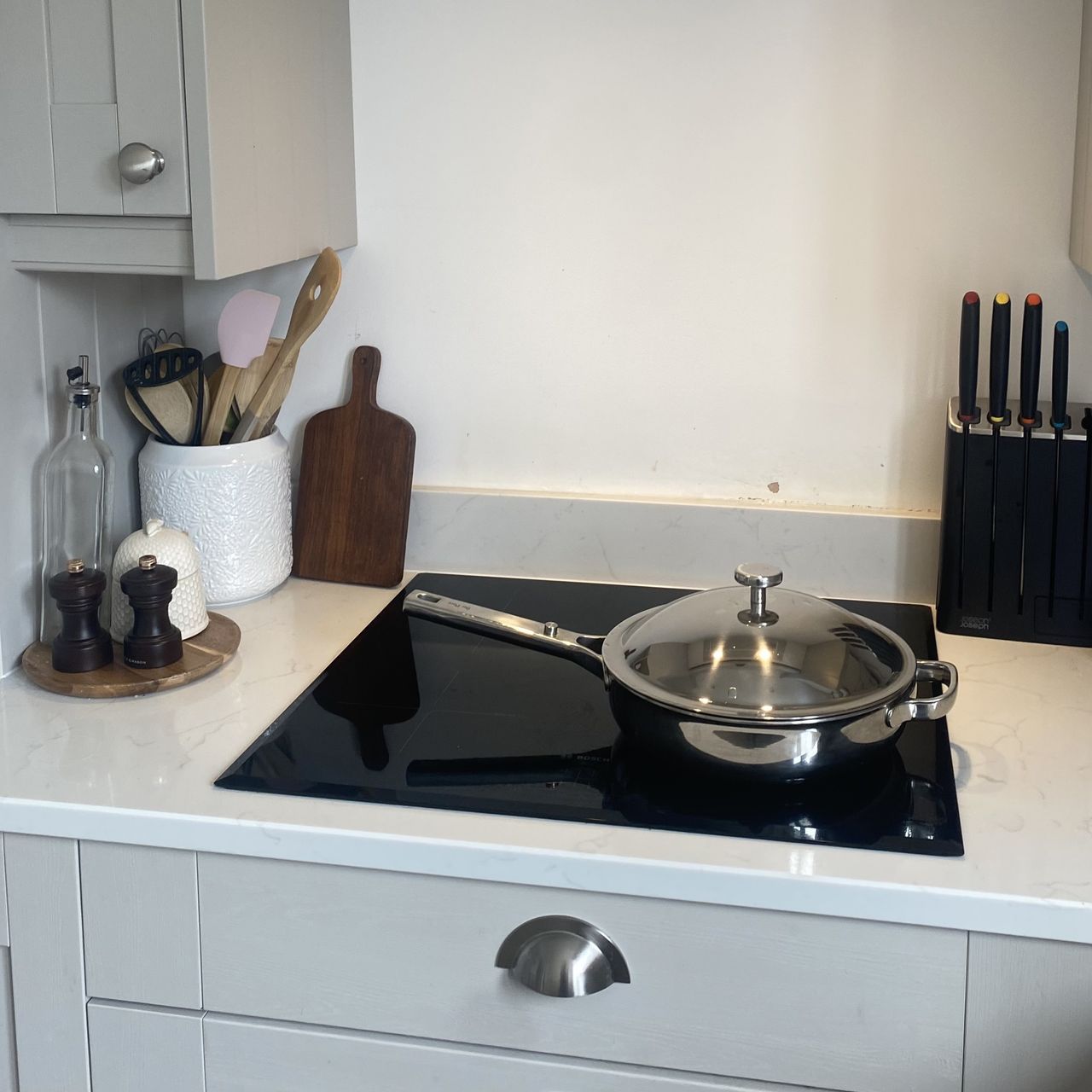 Using the Titanium Our Place pan at home