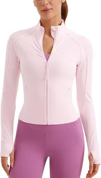 CRZ Yoga Butterluxe Cropped Slim Fit Workout Jacket