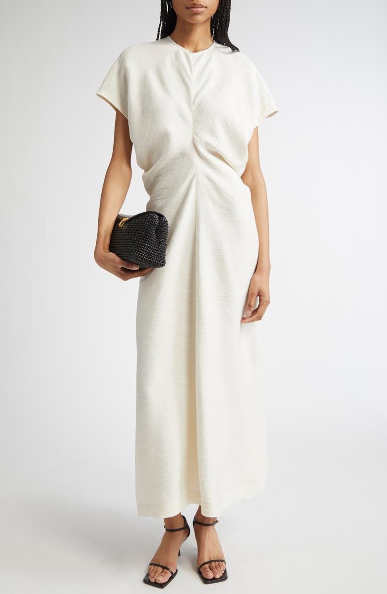 Crinkle Texture Knit Maxi Dress