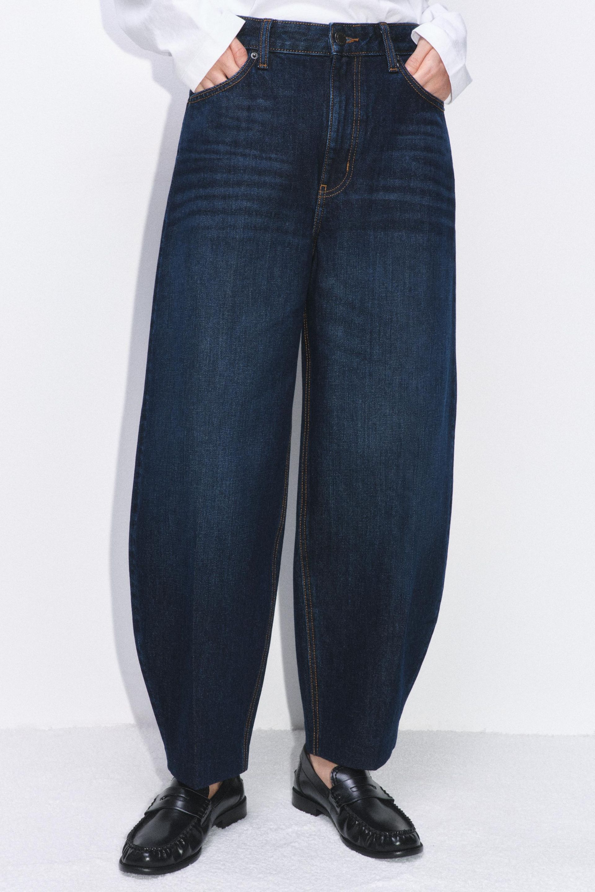 Zw Collection High-Waist Barrel Jeans