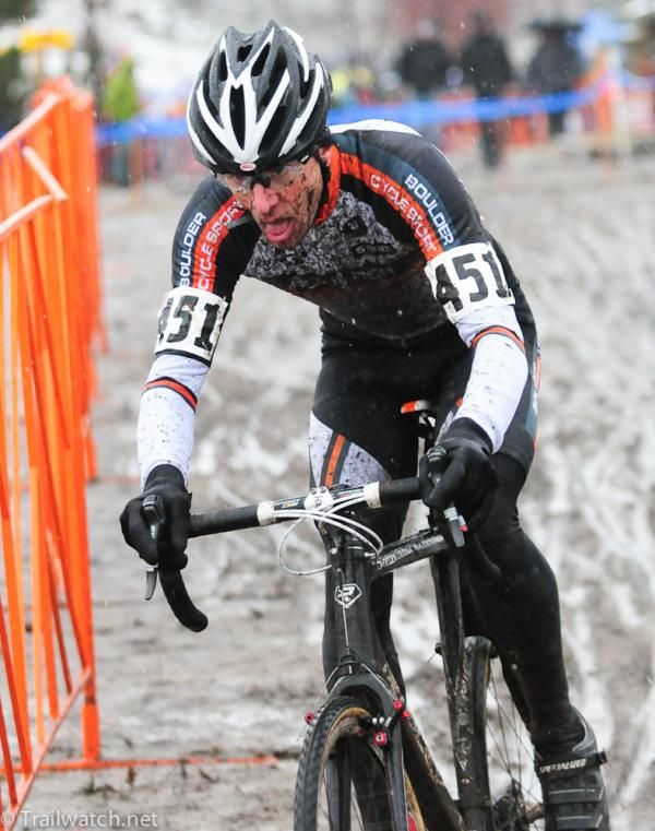 Peter Webber (Boulder Cycle Sport) put on a clinic from the opening gun