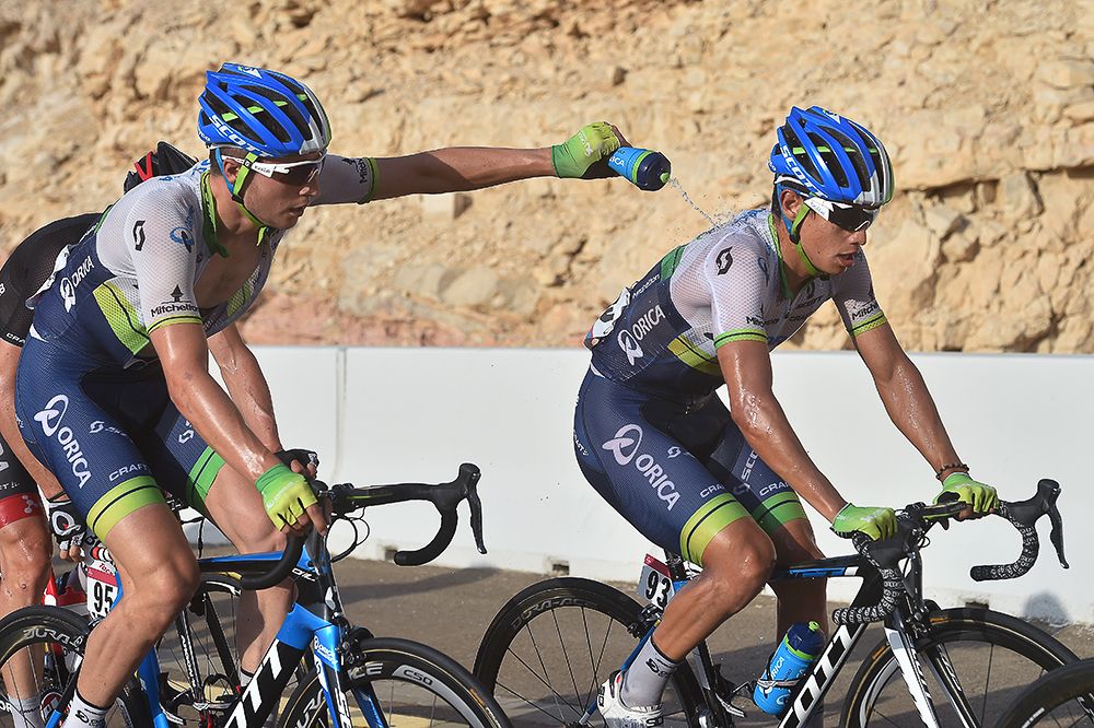 Esteban Chaves during stage 3.