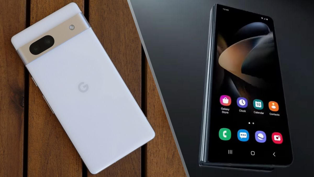 Google Pixel 7a vs Samsung Galaxy Z Fold 4