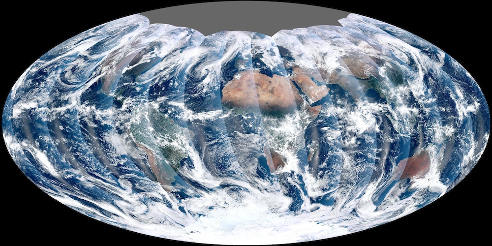 Pemandangan pertama Bumi dari satelit VIIRS NASA.