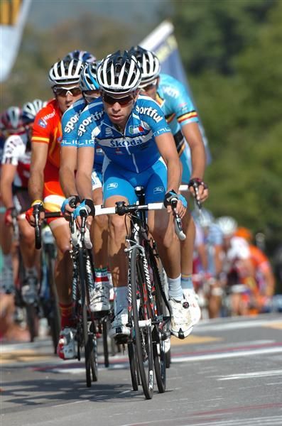 Giovanni Visconti (Italy) was part of a big mid-race move.