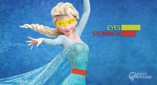 Fictional character, Costume accessory, Animation, Art, Electric blue, Costume, Headpiece, Costume design, Hair accessory, Painting,