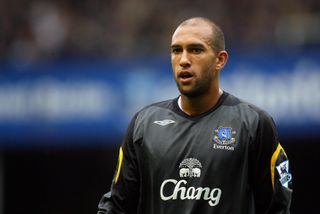 Tim Howard playing for Everton, 2006