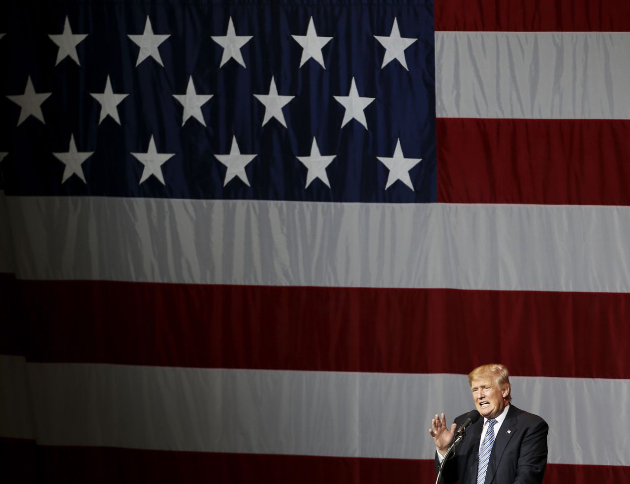 President Trump speaks in Indiana