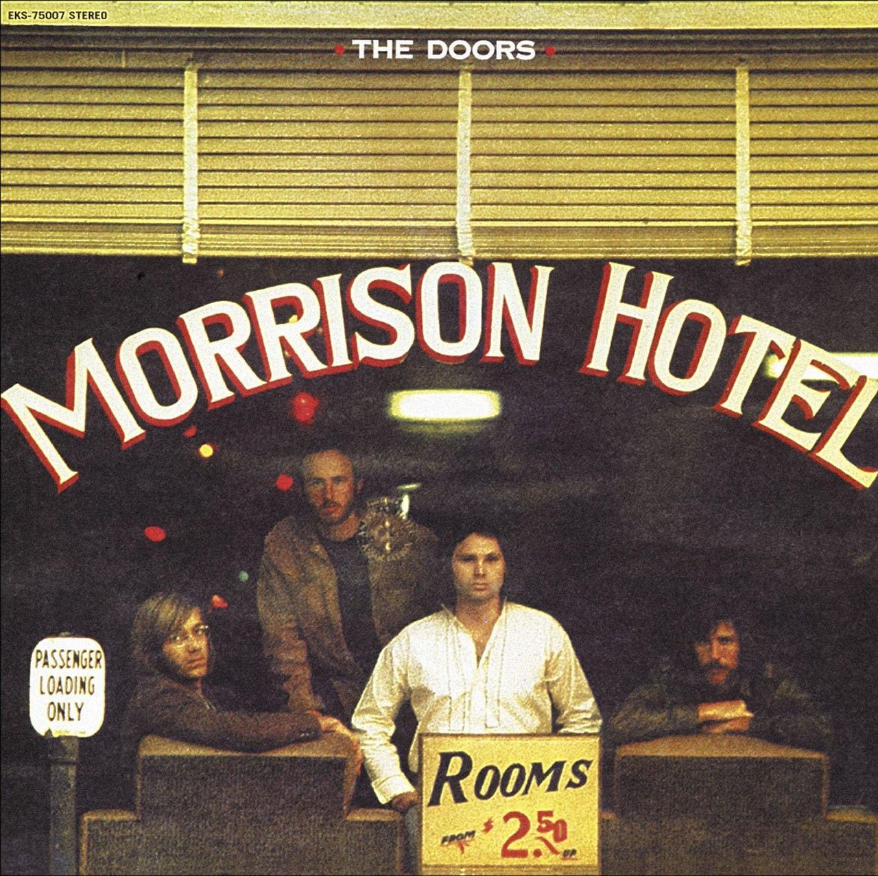 The cover of the Doors&rsquo; Morrison Hotel album