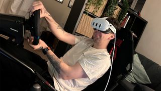 Sim racing in VR