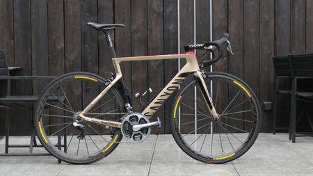 The Canyon Aeroad CF SLX debuted last year as the German brand's aero machine.