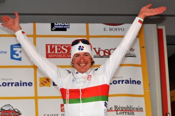 Yauheni Hutarovich (Fran&ccedil;aise Des Jeux) claimed his third win of the year