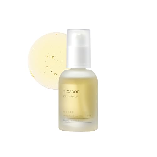 Mixsoon Bean Essence 1.01 fl.oz. ((1 pack) Exfoliating Hydrating Korean Skin Care Glass Skin Hyaluronic Acid Serum Korean Glass Skin Care Glass Skin Care Glass