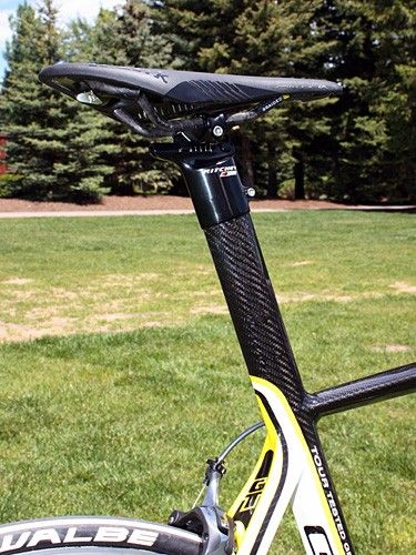 A highly adjustable Ritchey head now tops the integrated mast.