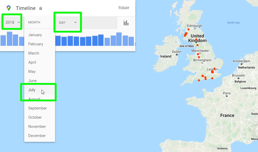 How to View Location History in Google Maps - Timeline