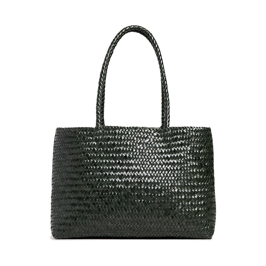 Madewell Women's Transport Ew Woven Tote, Summit Green, One Size