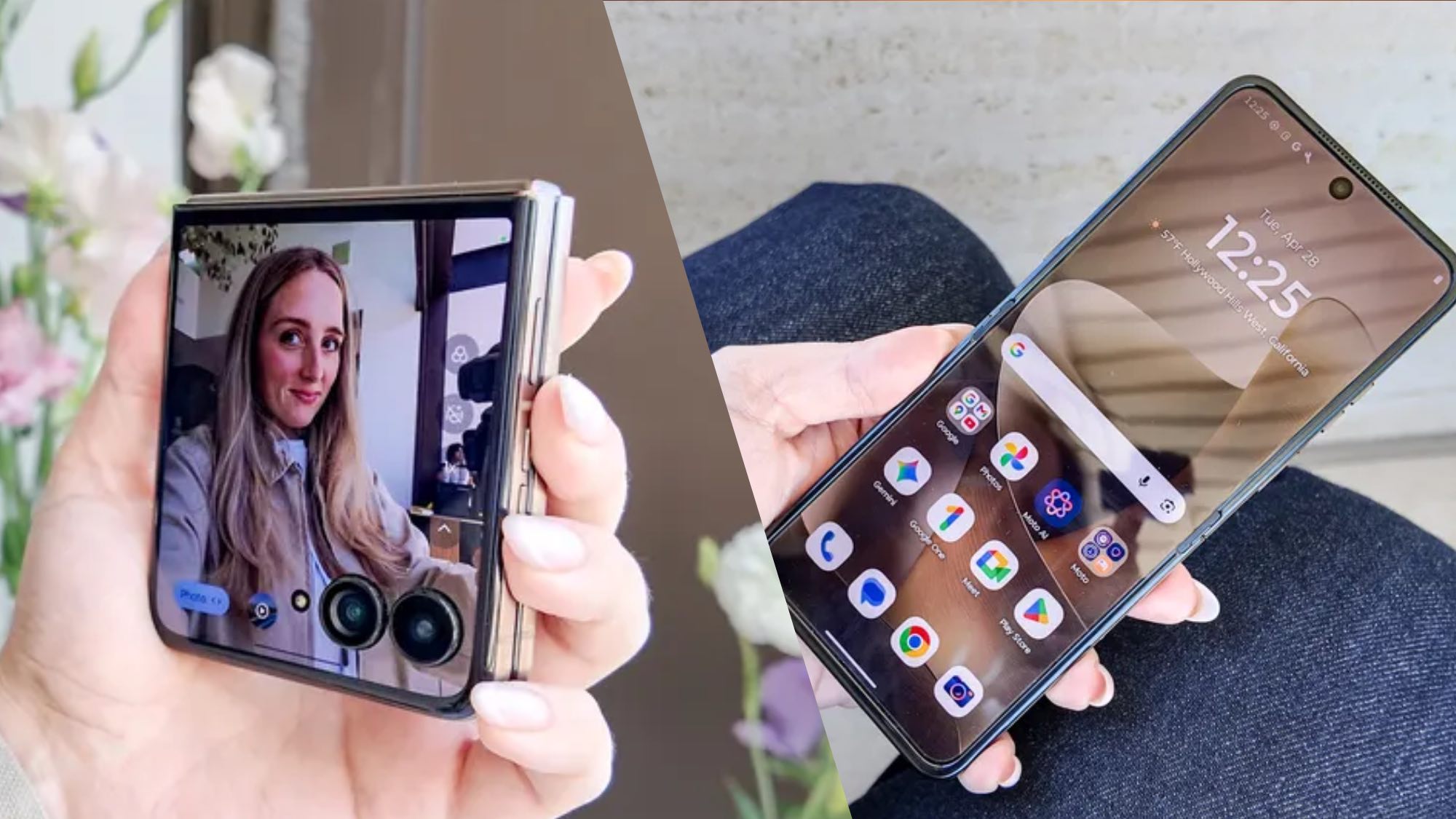 Motorola Razr Ultra 2026 closed and open