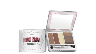 Benefit cosmetics Brow Zings palette with a mix of shades and balms, picked as one of the best palettes by our team