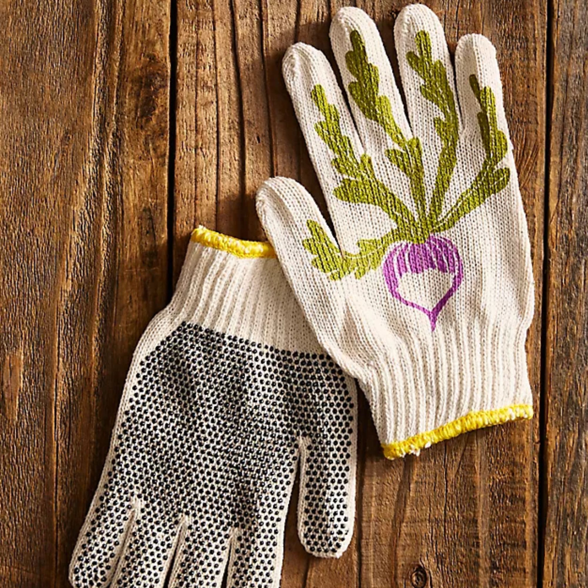 Turnip gardening gloves