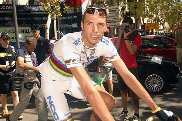 Alessandro Ballan (Lampre-NGC) before the stage.