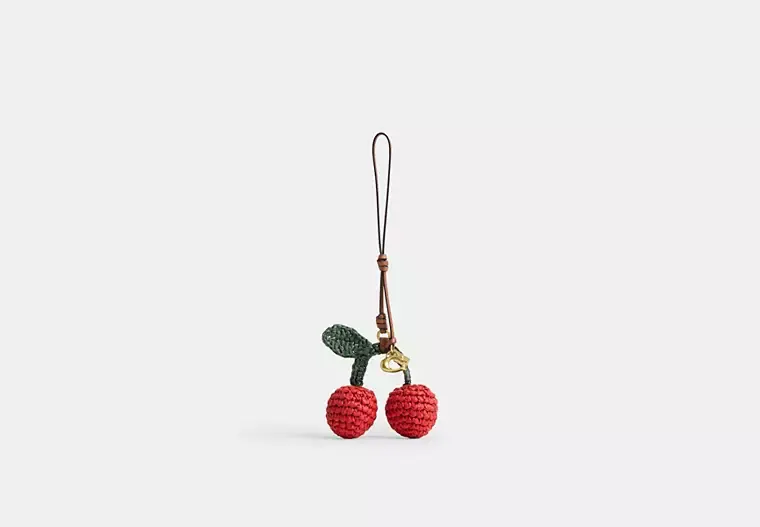 Mini Rowan Bag Charm in Signature Canvas