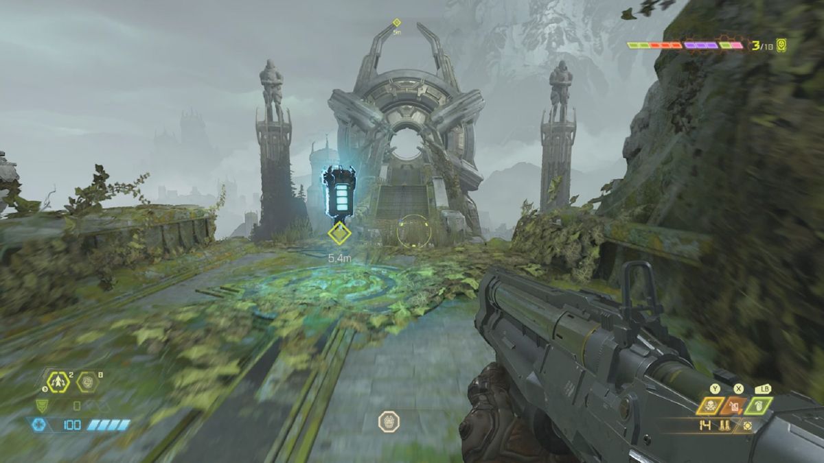 All Doom Eternal Sentinel Battery locations power up the Fortress of