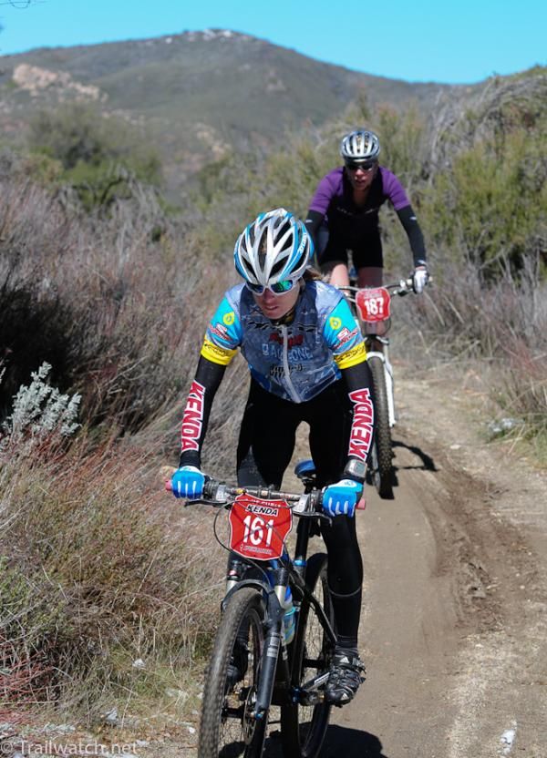 Vanessa Humic rides second in the Cat. 1 30-39 race