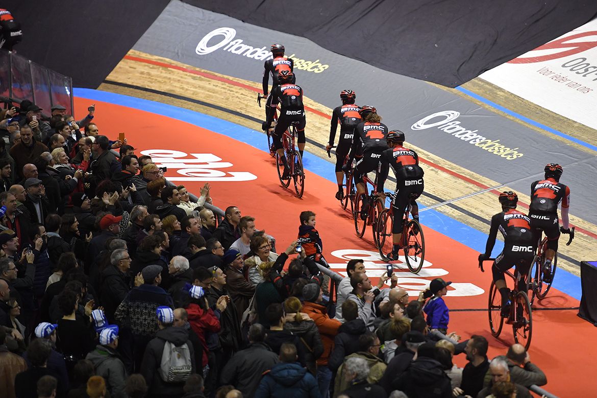BMC Racing about to be presented at Omloop Het Nieuwsblad