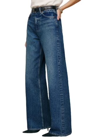 Reformation Cary High Rise Slouchy Wide Leg Jeans