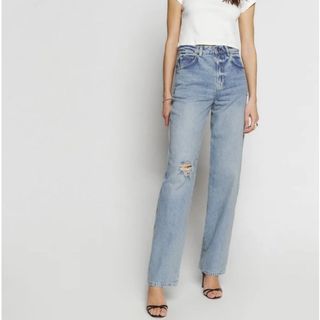 Reformation Val 90s Mid Rise Straight Jeans