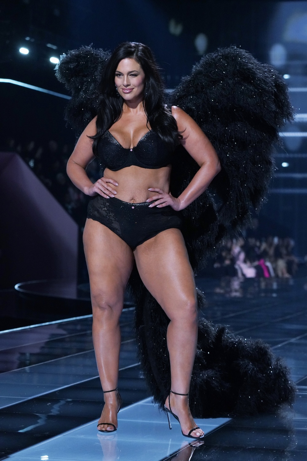 models on the 2025 Victoria&#039;s Secret Fashion Show runway