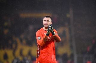 Anthony Lopes in action for Ligue 1 side Nantes